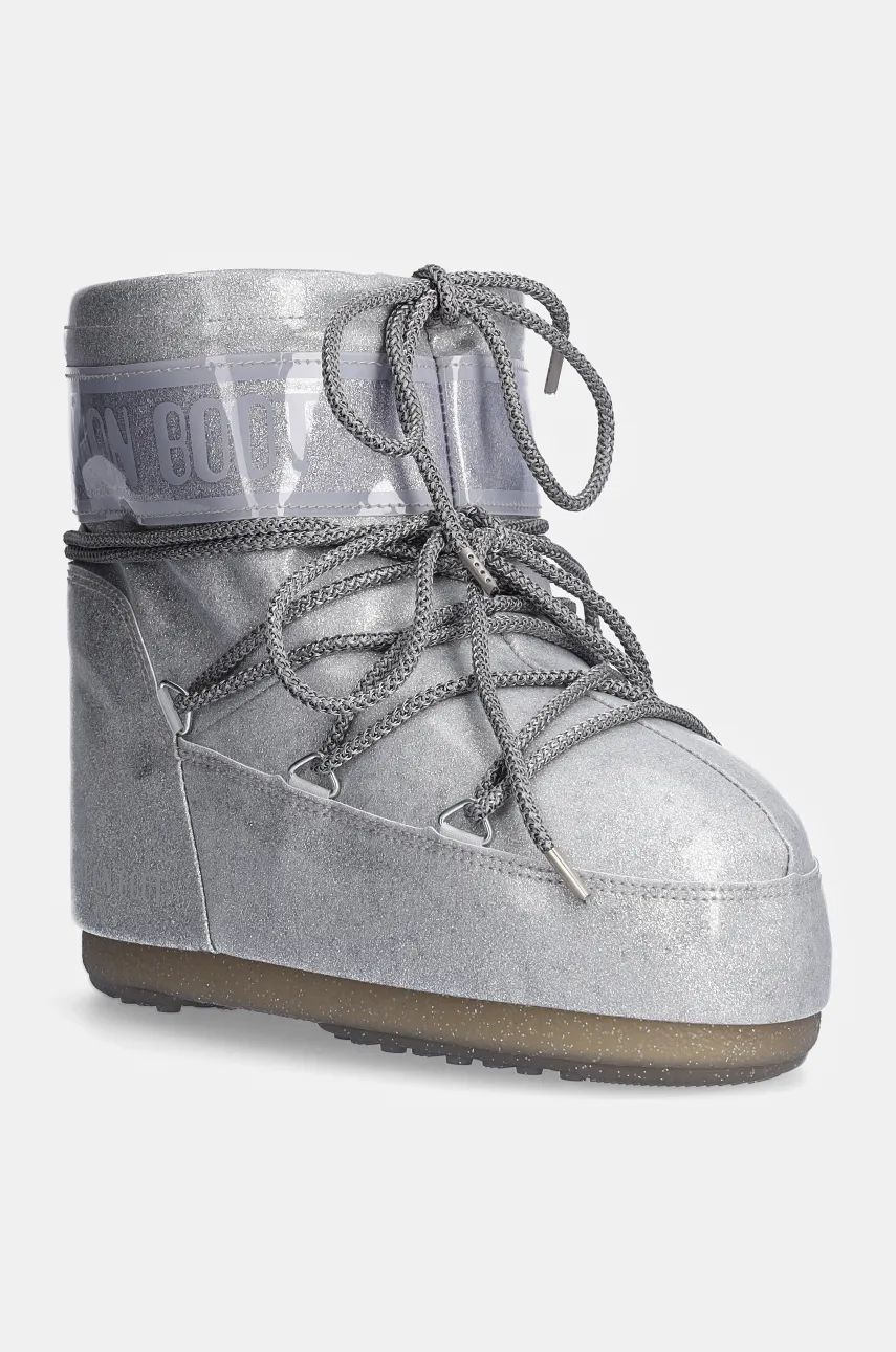 Кецове и обувки Moon Boot MB ICON LOW GLITTER Boots Сиво | 80D1409440.H001, 0