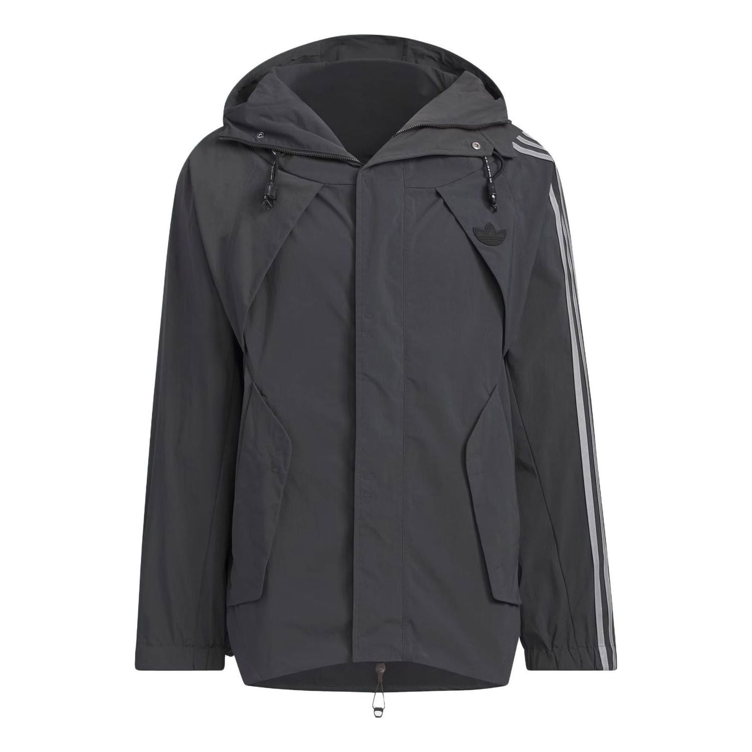 Парка adidas Originals HAMCUS Men's Hooded Sports Jacket Сиво | IX7079, 0