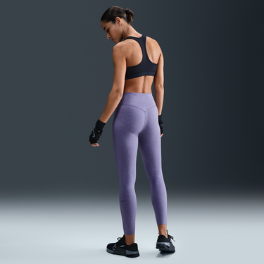 Клинове Nike Universa 7/8 Floral Print High-Waisted Mid-Support Leggings Лилаво | HV1186-527, 4