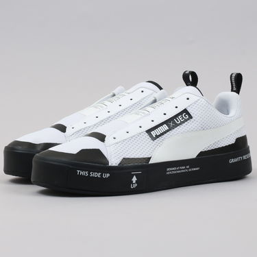 Кецове и обувки Puma Court Play SlipOn x UEG white - black Бяло | 361637 02, 0
