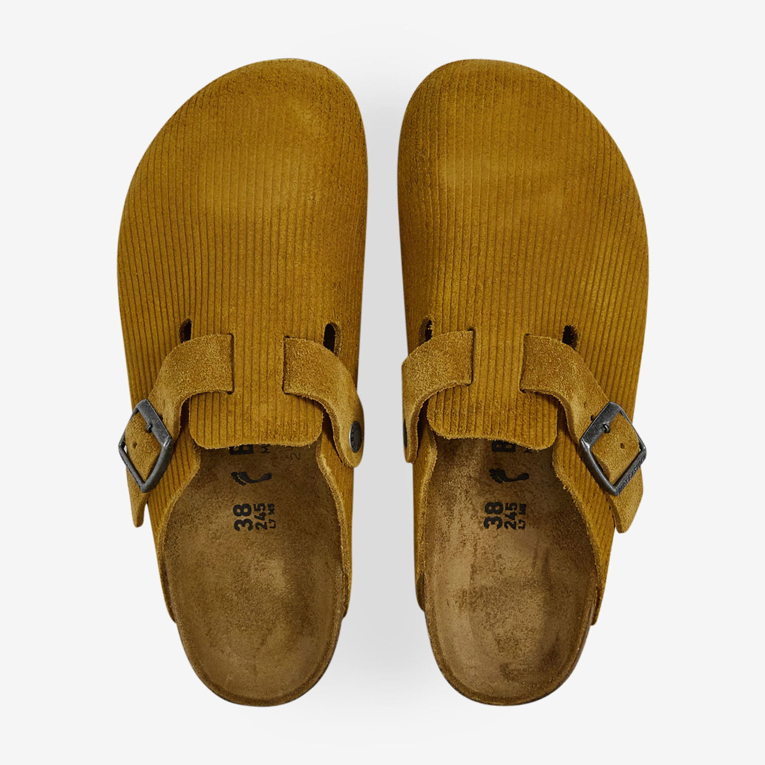 Кецове и обувки Birkenstock Boston Corduroy Marron Жълто | 1025668, 0