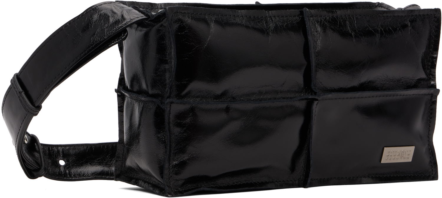 Чанта през рамо Maison Margiela MM6 Maison Margiela Mini Wrinkled Leather Bag Черно | SB5WD0031 P8490, 1