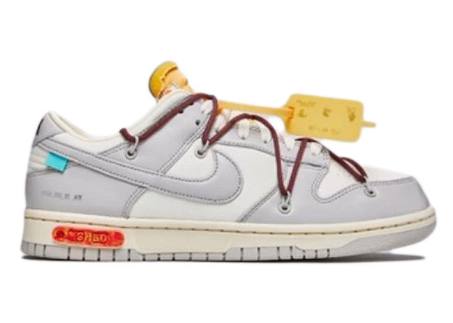 Кецове и обувки Nike Dunk Low Off-White Lot 46 Сиво | DM1602-102, 0