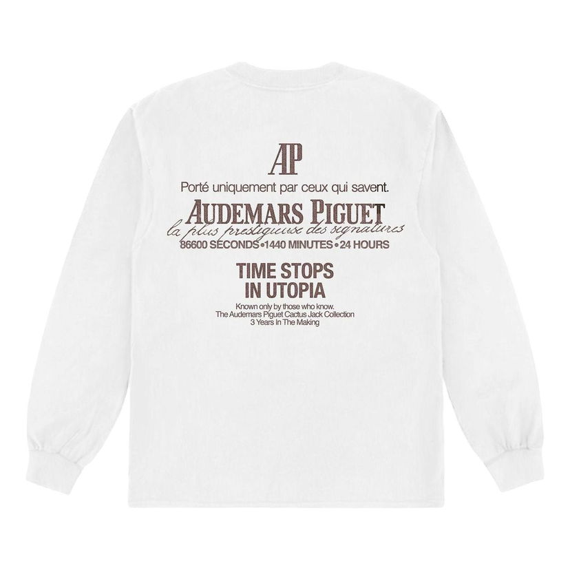 Тениска Cactus Jack by Travis Scott Travis Scott x Audemars Piguet Utopia T-Shirt Бяло | CJAP-LS08