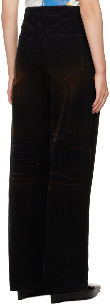 Дънки We11done Washed Wide-Leg Trousers Черно | WD-DP3-22-392-W-BK, 2