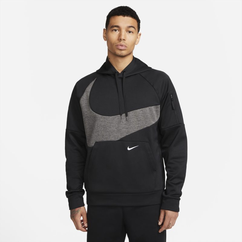 Суитчър Nike Therma-FIT Pullover Fitness Hoodie Черно | DQ5401-010, 0