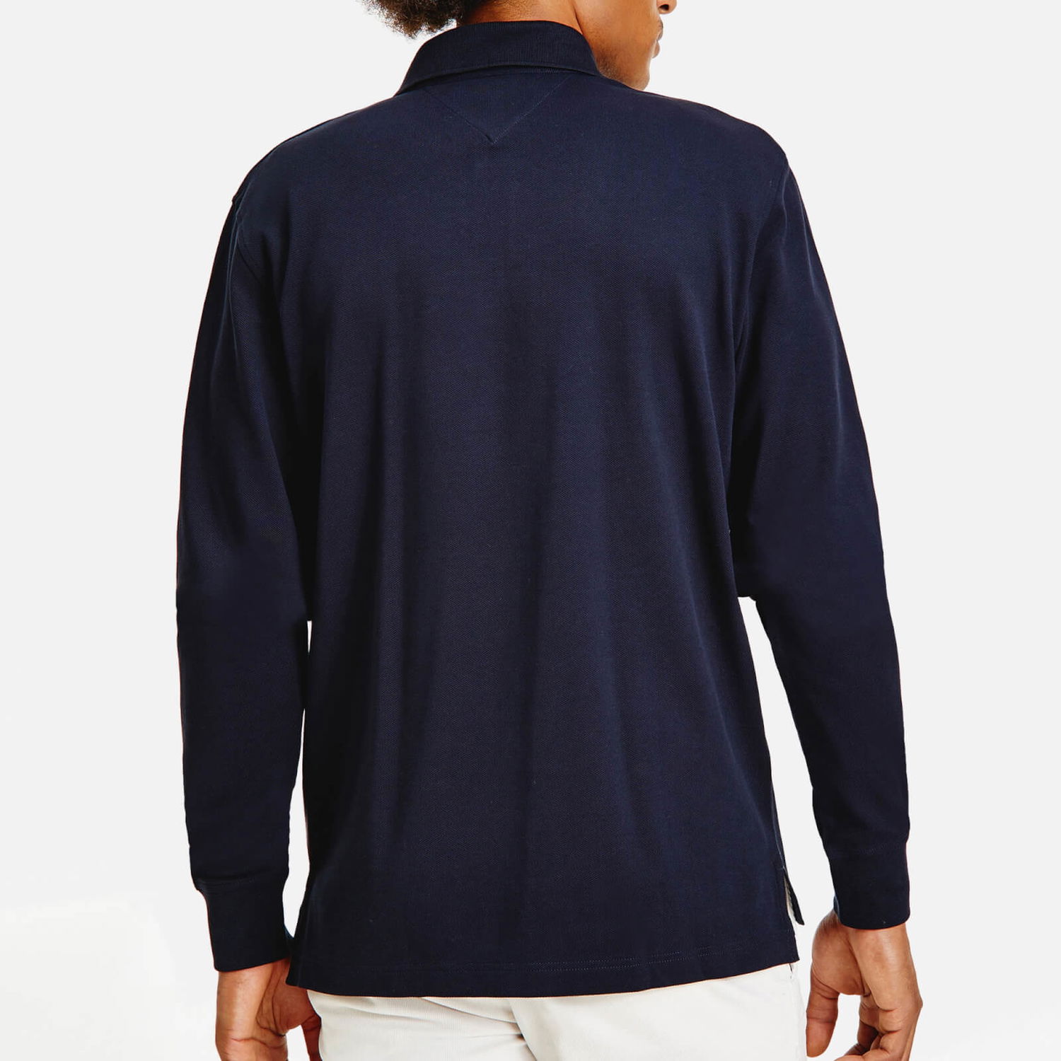 Поло тениска Tommy Hilfiger Tommy Hilfiger 1985 Cotton-Blend Polo Shirt Тъмно синьо | MW0MW20183DW5, 1