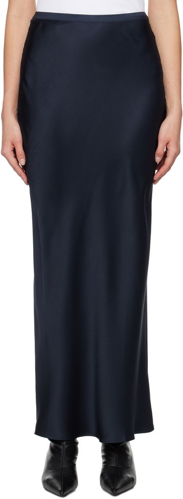 Пола Anine Bing Anine Bing Maxi Silk Skirt Тъмно синьо | A-04-2320-NYA23, 0