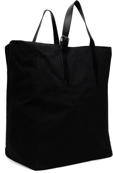 Голяма пазарска чанта Dries Van Noten Dries Van Noten Large Canvas Tote Bag Черно | 251-021507-698, 1