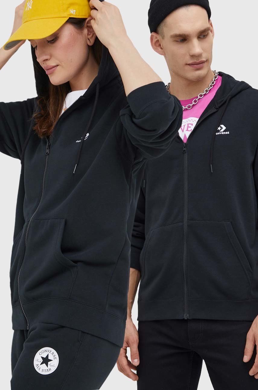 Суитчър Converse hood zip Черно | 10023871.A01, 0