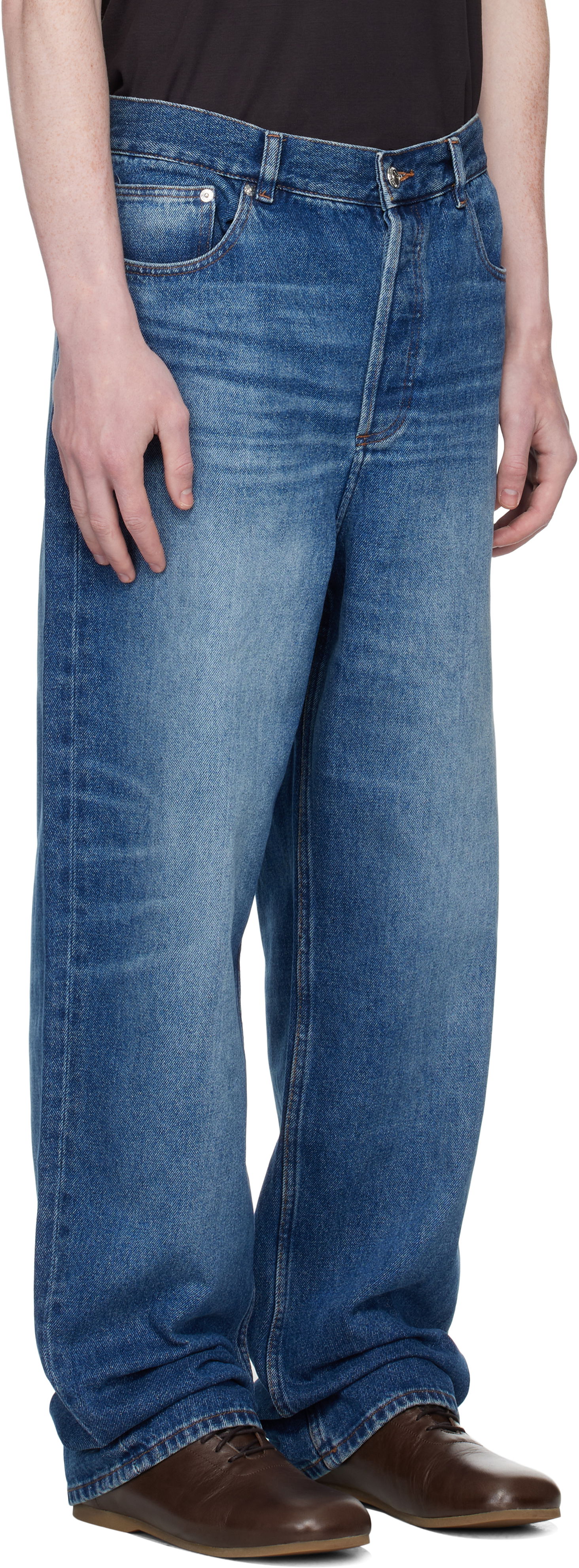 Дънки A.P.C. A.P.C. Solal Loose Fit Jeans Синьо | COHAD-M09238, 1