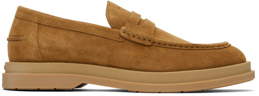 Кецове и обувки BOSS Hugo Suede Loafers Кафяво | 50536215
