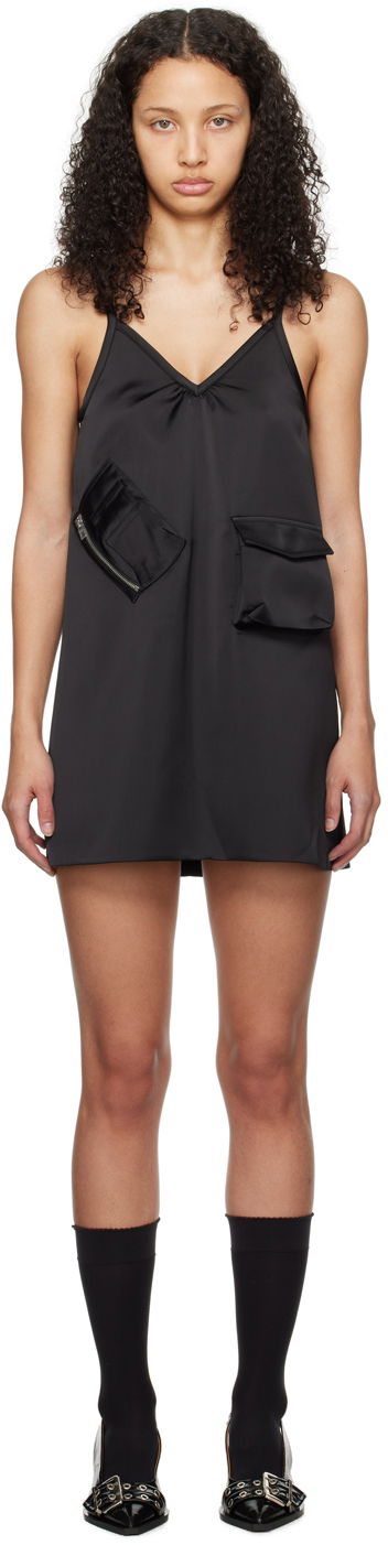 Pокля We11done We11done Pocket Minidress Черно | WD-OP0-24-149-W-BK, 0
