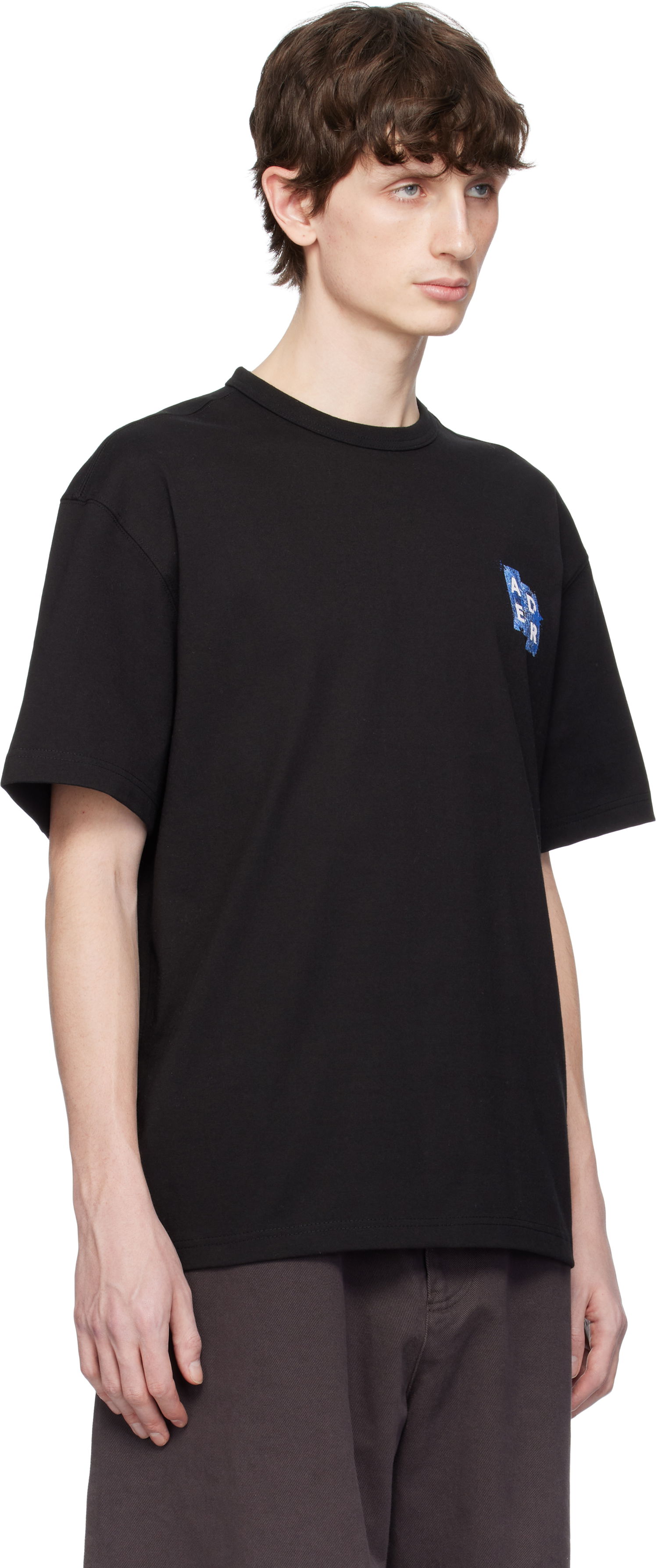 Тениска ADER ERROR ADER error Sig; TRS Tag 06 T-Shirt Черно | BN42FYTS0104BK, 1