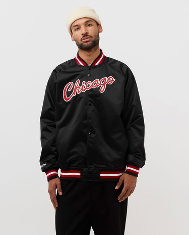 Яке бомбър Mitchell & Ness Bomber NBA Lightweight Satin Jacket Bulls Черно | 18013, 4