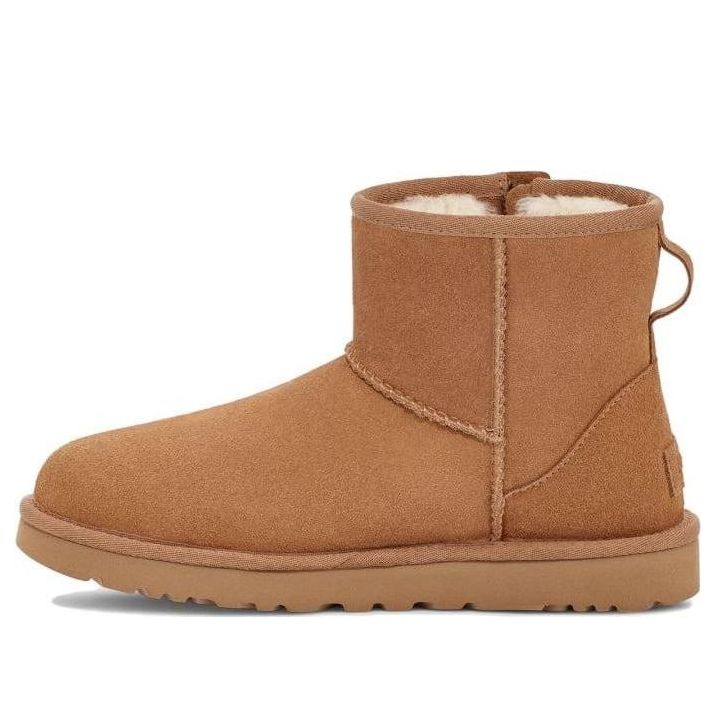 Кецове и обувки UGG Classic Mini Bailey Zip Boots Кафяво | 1151230-CHE, 0