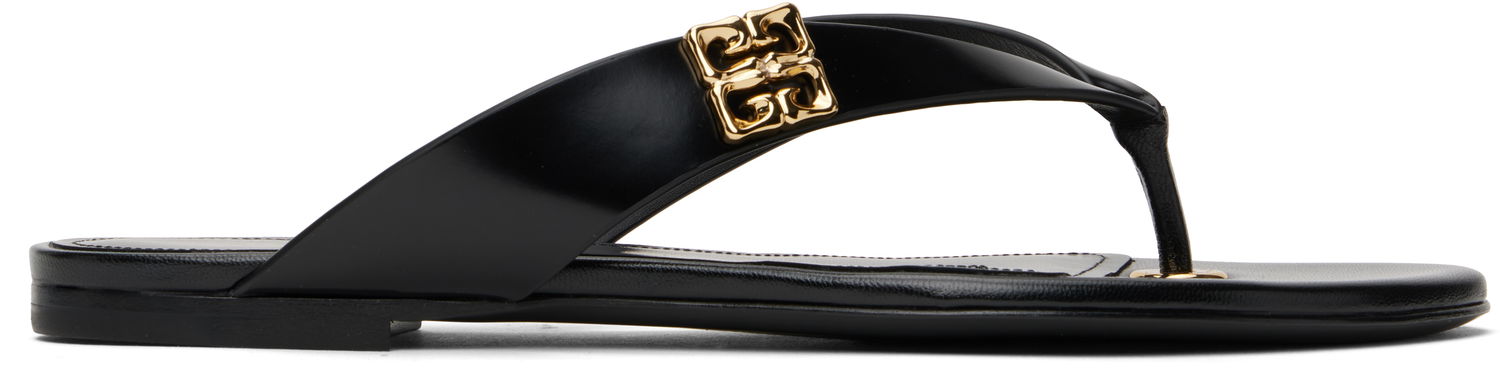 Облекло Givenchy Givenchy 4G Liquid Flip-Flops Черно | BE309TE2CF001, 0