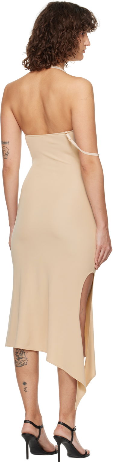 Pокля Courrèges Courrèges Undressed Jersey Maxi Dress Бежово | 125JRO480JS0145, 2