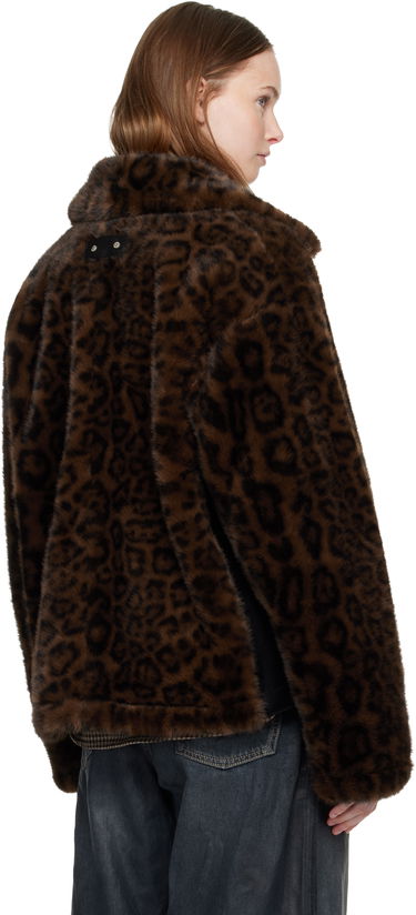 Яке Andersson Bell Andersson Bell Leopard Fur Duffle Jacket Кафяво | awa735u, 2