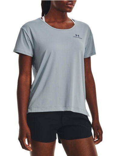 Тениска Under Armour Tee Rush Energy Core Сиво | 1365683-465