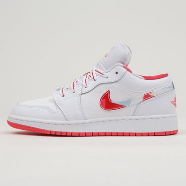 Кецове и обувки Jordan Air Jordan 1 Low GG "Topaz Mist" GS Бяло | 554723-104, 0