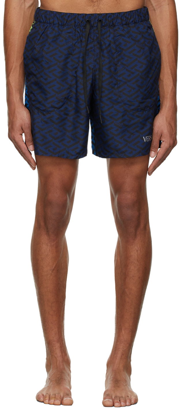 Бански Versace La Greca Gym Shorts Синьо | 1004117 1A03004, 0