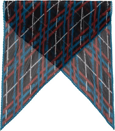 Шал Burberry Belt Check Silk Chiffon Scarf Многоцветен | 8121411, 0