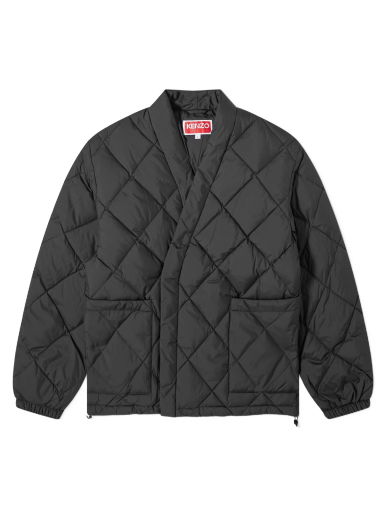 Kimono Padded Jacket Black