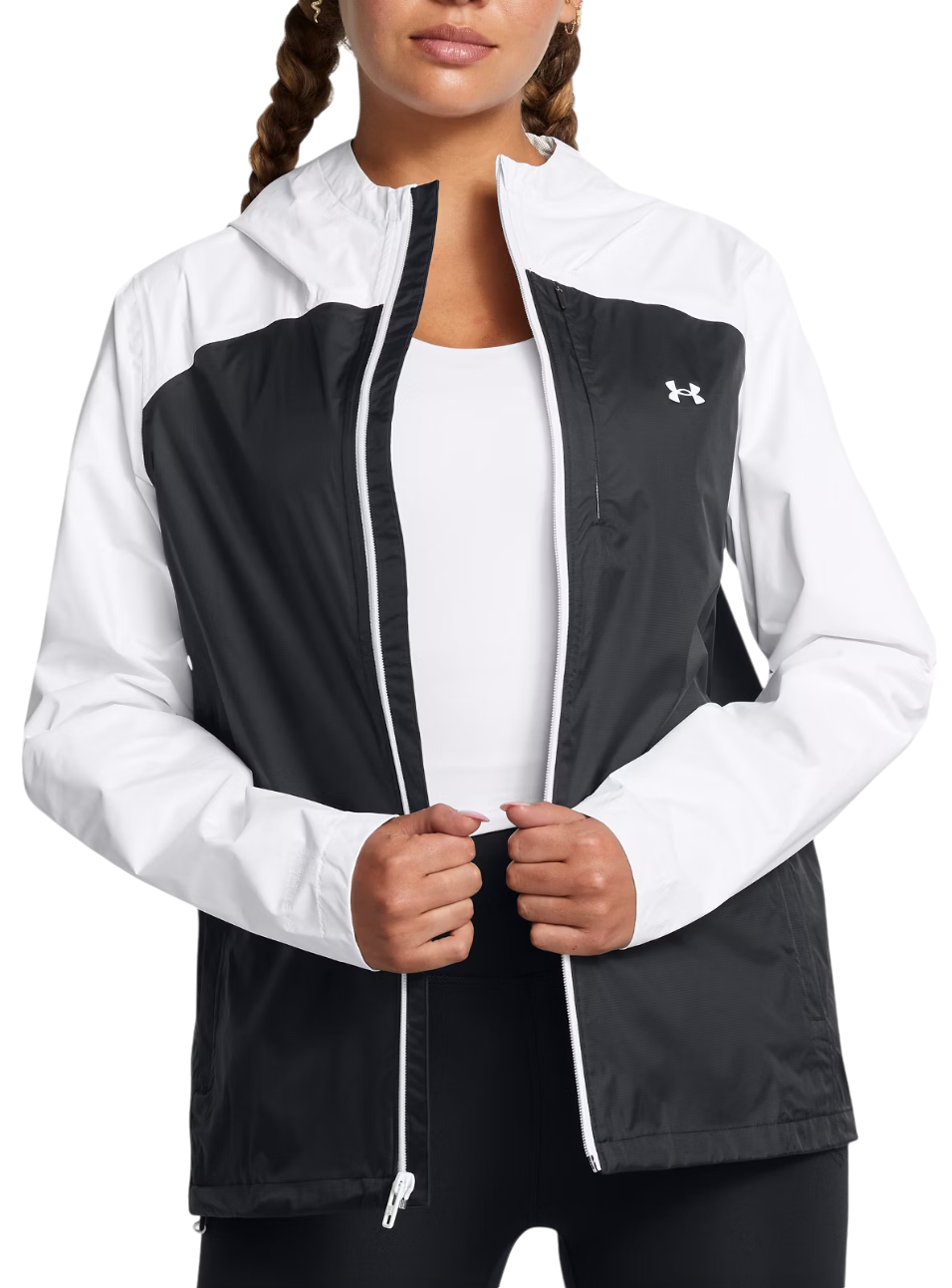 Ветровка Under Armour Cloudstrike Colorblock Hooded Jacket Черно | 1381882-001, 0