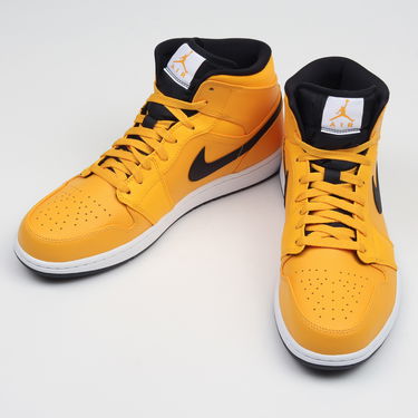 Кецове и обувки Jordan Jordan 1 Mid Жълто | 554724-700, 2