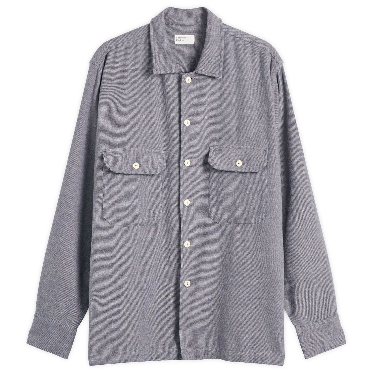 Риза Universal Works Universal Works Alaska Cotton Utility Shirt, Size Small Синьо | 33752-BLU, 0