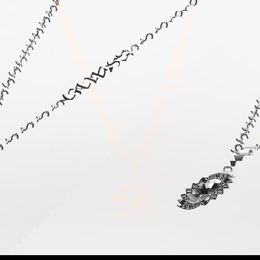 Колие GUESS Color My Day Necklace with Crystal Pendant and Logo Detail Металик | JUBN02245JWRH-SILVER, 1