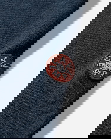 Суитчър Cav Empt Neck Snap DBL Knit Hoodie Тъмно синьо | CES28CS17 NAVY, 3