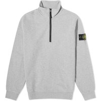 Пуловер Stone Island Garment Dyed Half Zip Sweat Сиво | 7915627-V0M64, 1