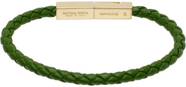 Гривна Bottega Veneta Braid Bracelet Зелено | 732416 VAHUA, 0