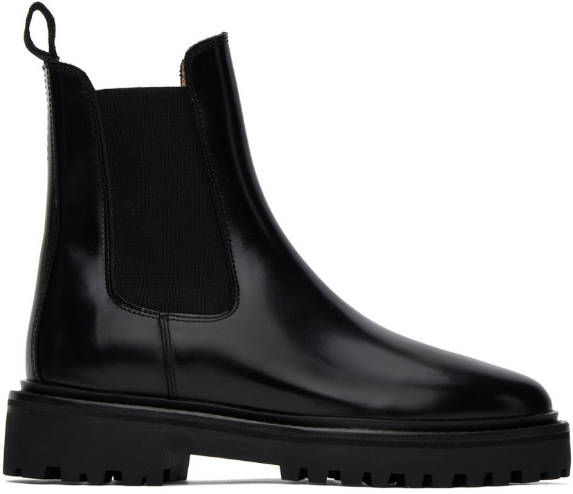 Кецове и обувки ISABEL MARANT Castay Chelsea Boots Черно | 23PBO0010FA-A1A12S
