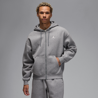 Суитчър Jordan Jordan Brooklyn Fleece Full-Zip Hoodie Сиво | IB7231-091, 1