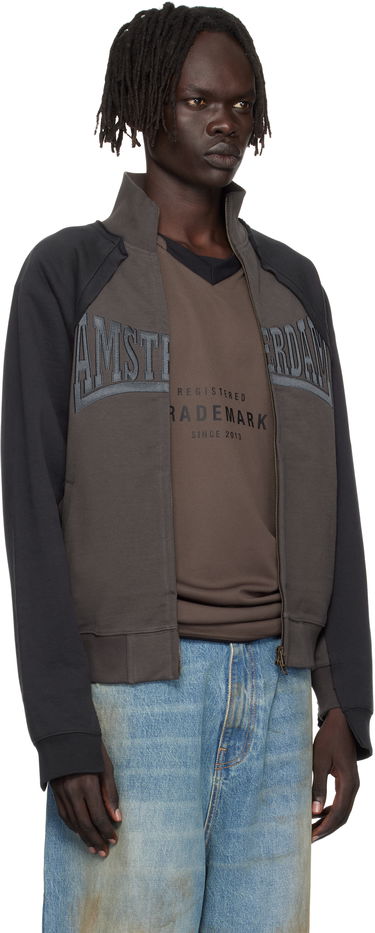 Яке VETEMENTS VETEMENTS Patched Zip-Up Jacket Кафяво | UH76ZU760CB, 4