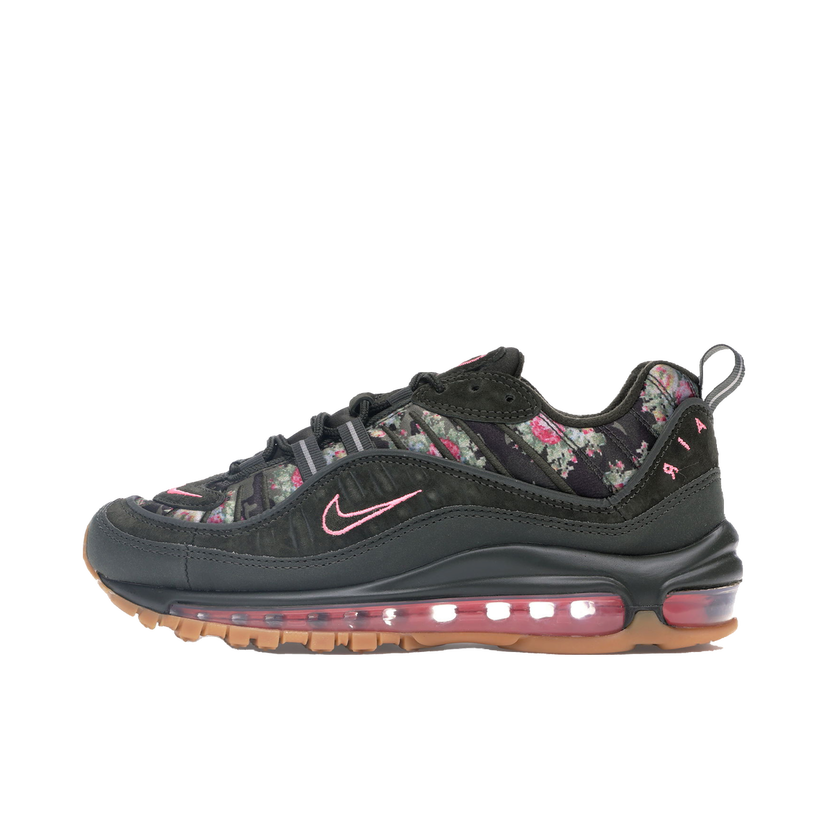 Кецове и обувки Nike Air Max 98 Floral Sequoia W Черно | AQ6468-300