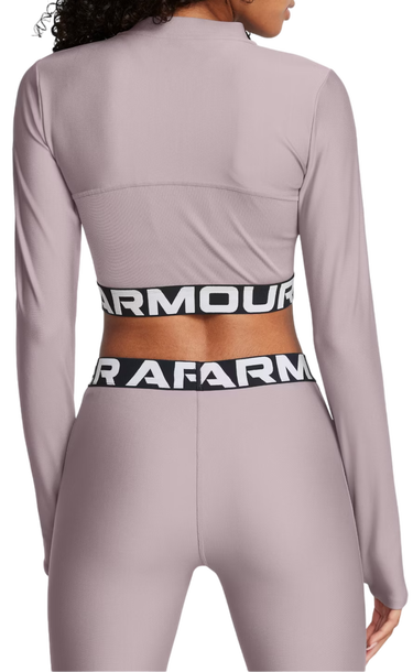 Тениска Under Armour HeatGear® Rib Shirt Лилаво | 1388692-015, 1