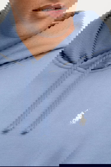 Суитчър Polo by Ralph Lauren Polo Ralph Lauren Lspohoodm11 Long Sleeve Hooded Plain Hoodie Синьо | 710964718, 4