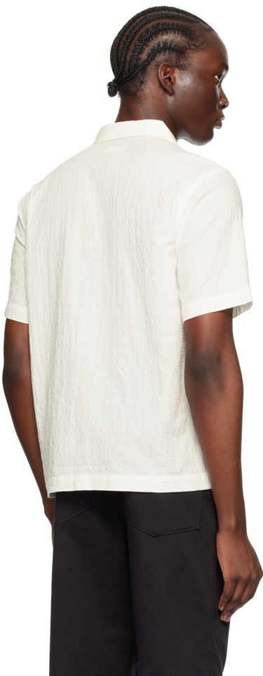 Риза Universal Works Universal Works Road Shirt Бяло | P3071, 2