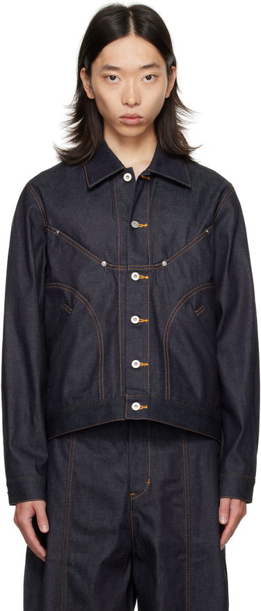 Яке sage NATION SAGE NATION Jiji Denim Jacket Синьо | S084 DENIM JIJI JACKET DENIM R, 0