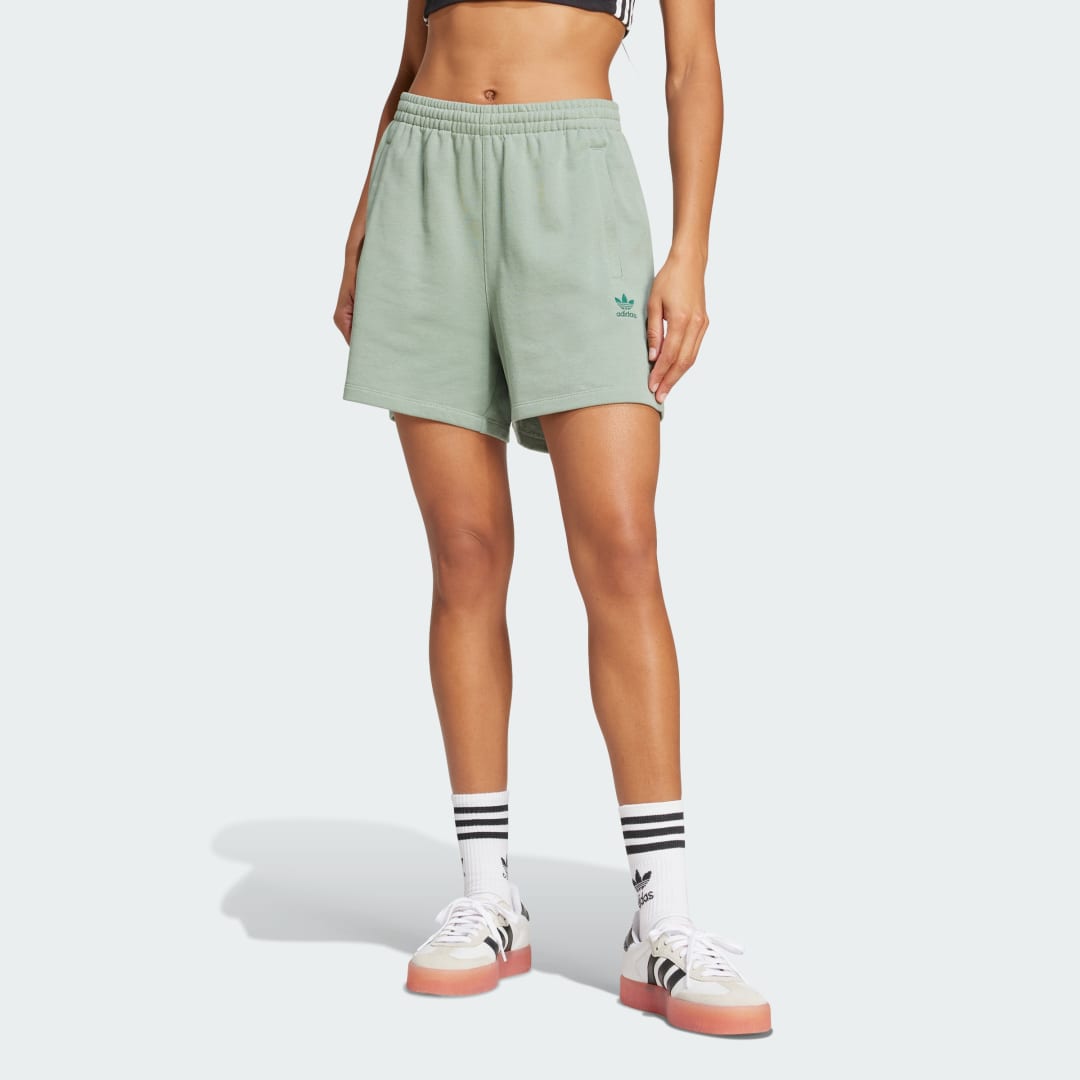 Къси панталони adidas Performance Essentials French Terry Shorts Зелено | JJ3463, 0