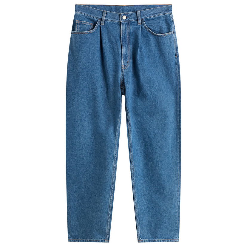 Дънки BEAMS BEAMS Wide Tapered Denim Jeans, Size Small Синьо | 1121-1131-791-75