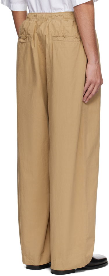 Панталони Studio Nicholson Studio Nicholson Sonny Wide-Leg Trousers Бежово | SONNY SNM - 1311, 2