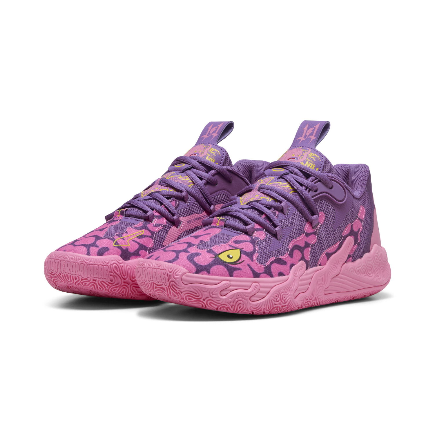 Кецове и обувки Puma PUMA HOOPS x TMNT MB.03 Lo Krang Лилаво | 311399_01, 1