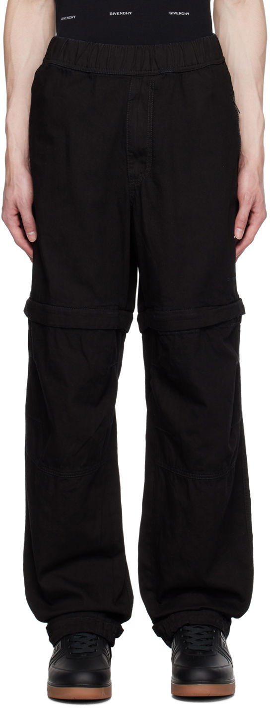 Панталони Givenchy Givenchy Zip-Off Pants Черно | BM51A250KK, 0