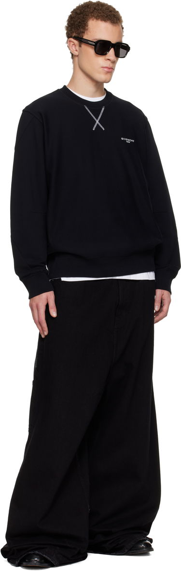 Суитчър Givenchy Couture Seam Sweatshirt Черно | BMJ0P63YS1001, 3