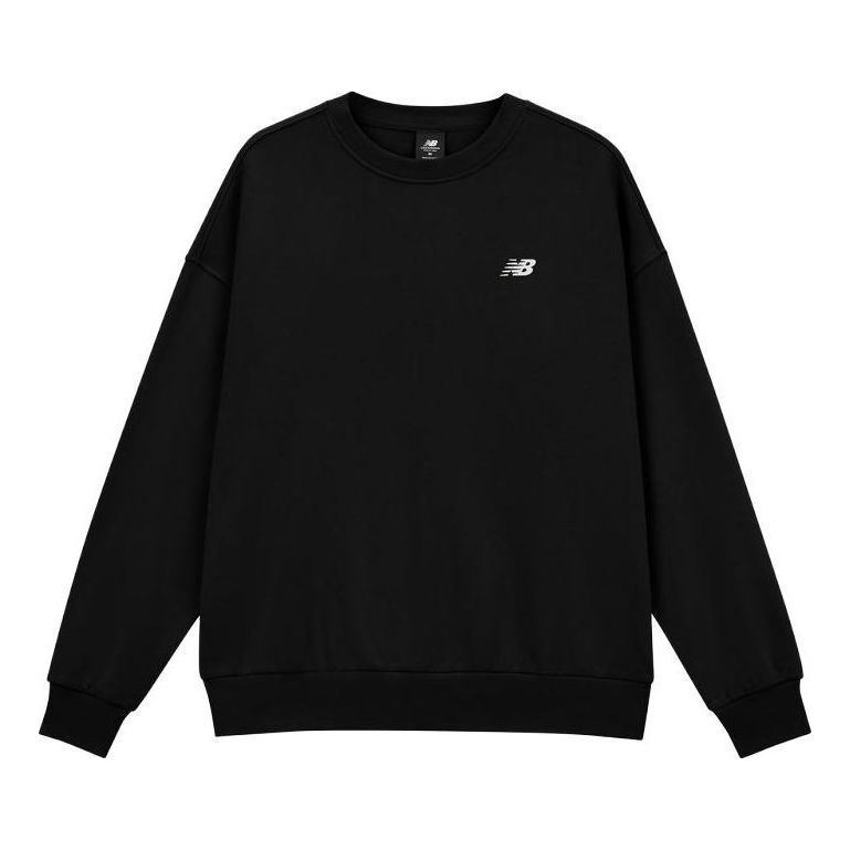 Суитчър New Balance Casual Pullover Sweatshirt Черно | AMT33344-BK, 0